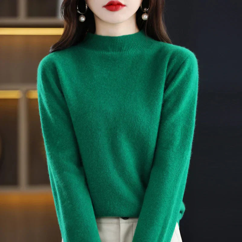 Viviane - Luxurious Women's Sweater Made of Pure Wool for Ultimate Comfort