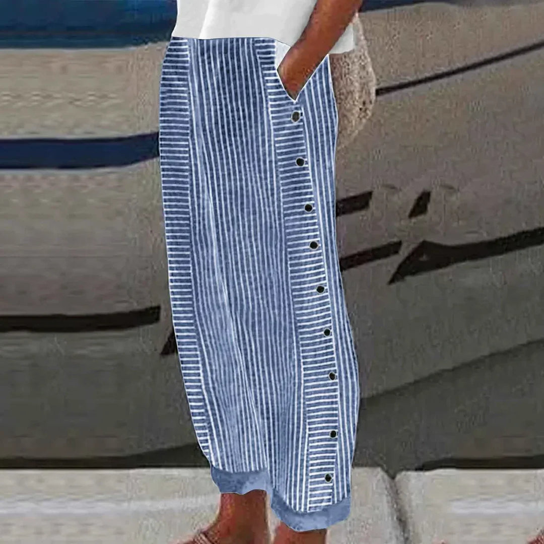 Georgia - Ultimate Comfort Gestreifte Sommerhosen