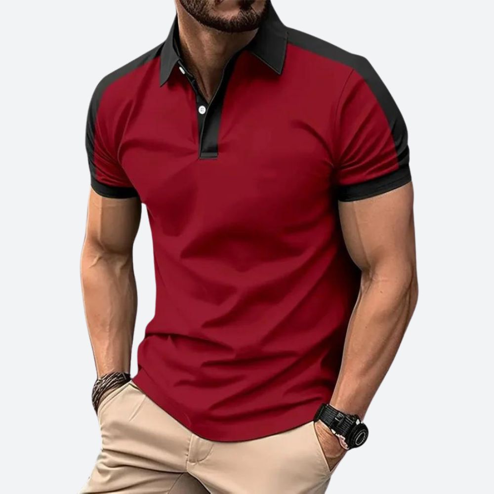 Stilvolles Herren-Poloshirt mit kurzen Ärmeln - Sam