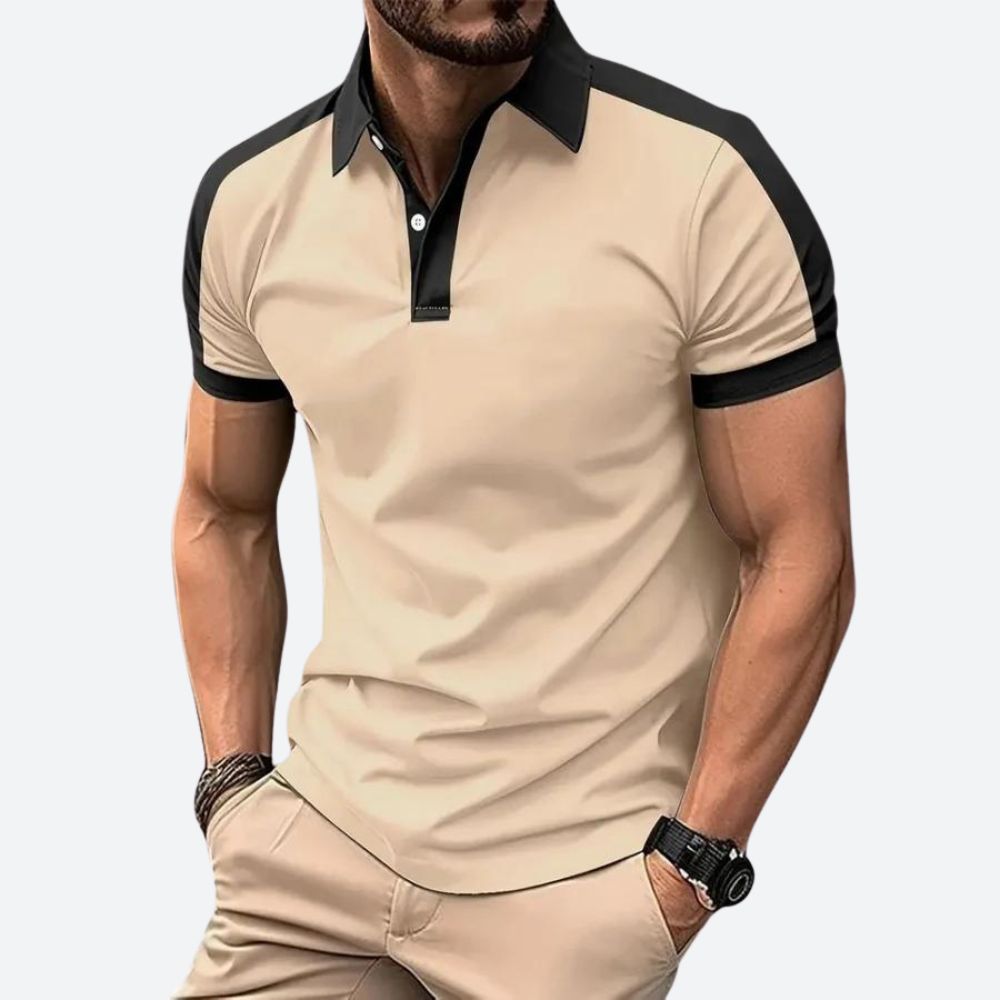 Stilvolles Herren-Poloshirt mit kurzen Ärmeln - Sam