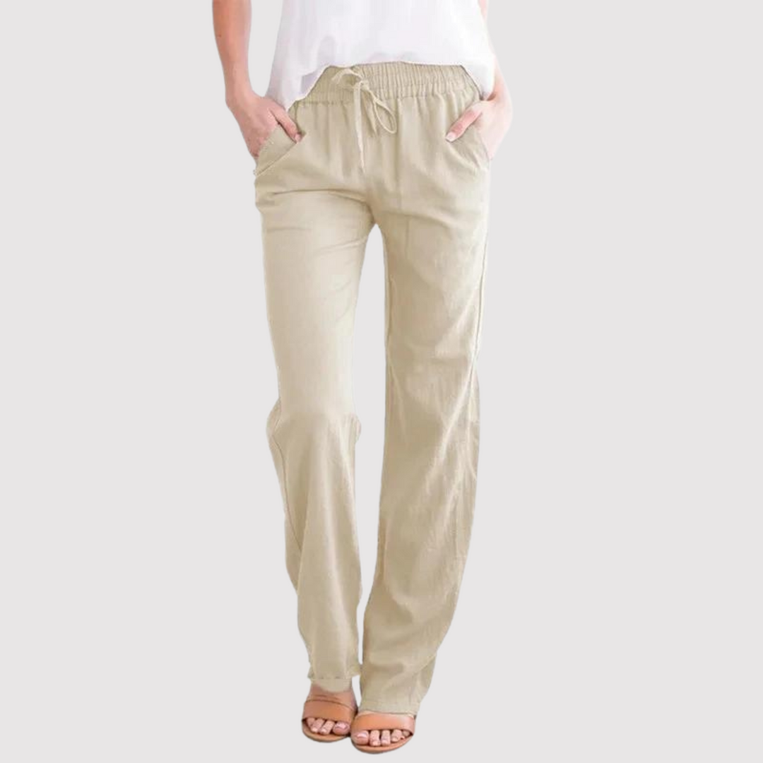 Martha - Fashionable pants with adjustable drawstring