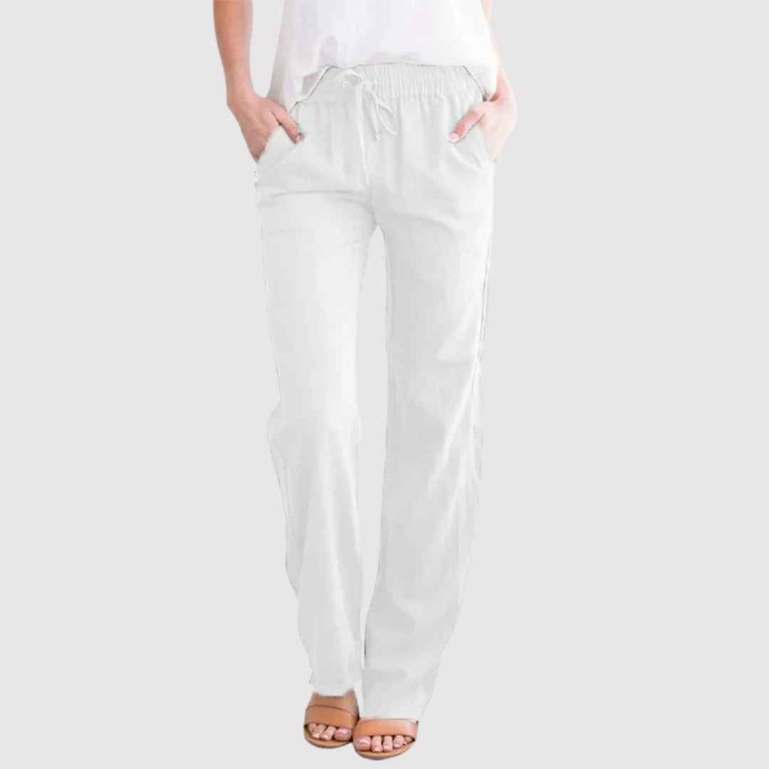 Martha - Fashionable pants with adjustable drawstring
