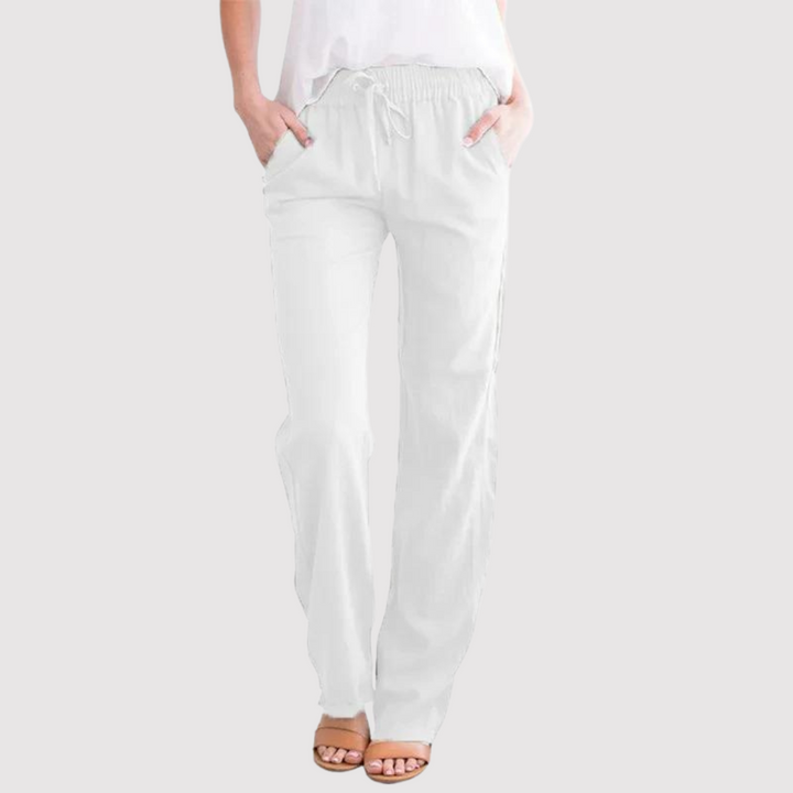 Martha - Fashionable pants with adjustable drawstring