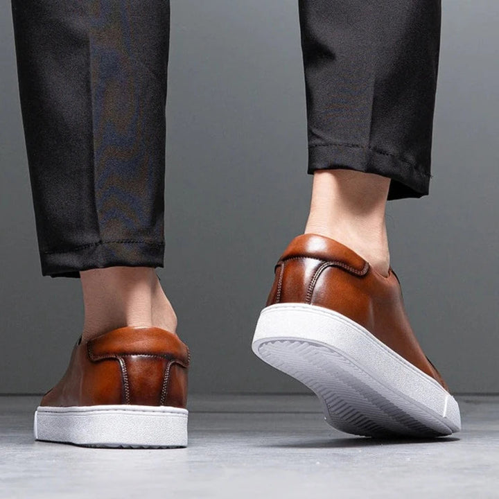 David™ - Herren Turnschuhe aus Leder