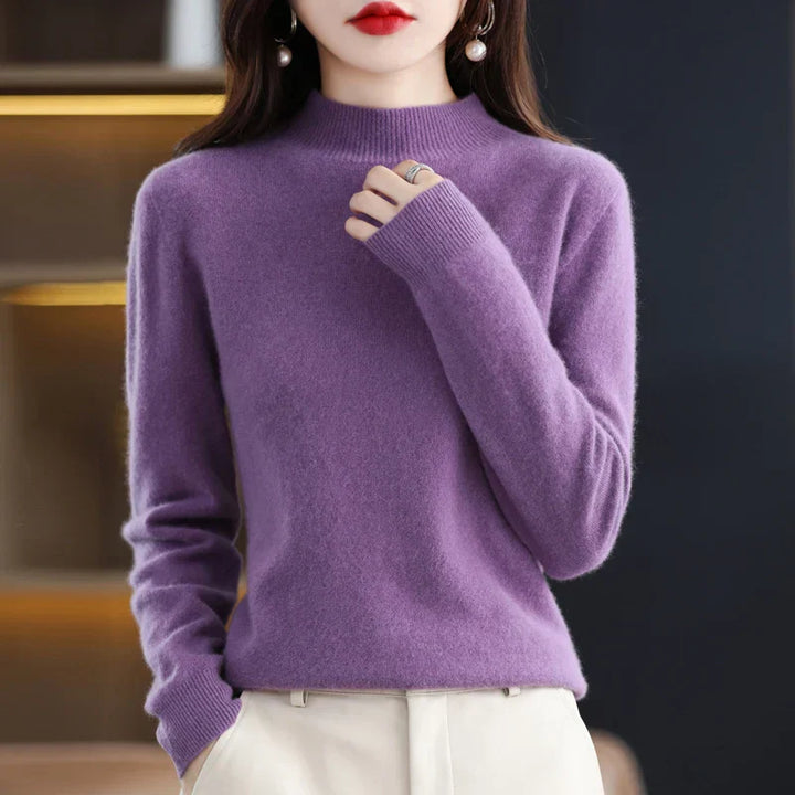 Viviane - Luxurious Women's Sweater Made of Pure Wool for Ultimate Comfort