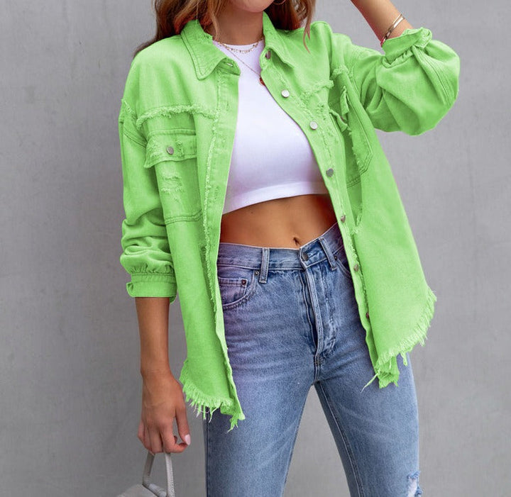 Lucie™ - Elegant Denim Jacket