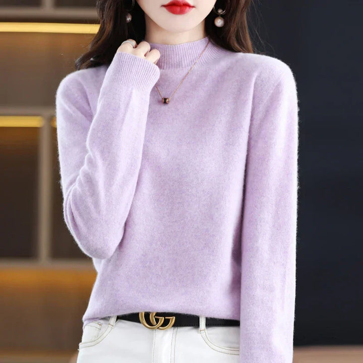 Viviane - Luxurious Women's Sweater Made of Pure Wool for Ultimate Comfort