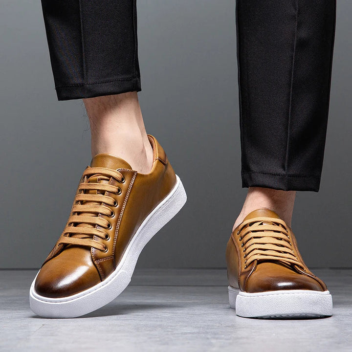 David™ - Herren Turnschuhe aus Leder