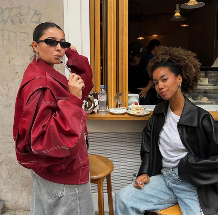 Pauline™ - Plus Size Leather Jacket