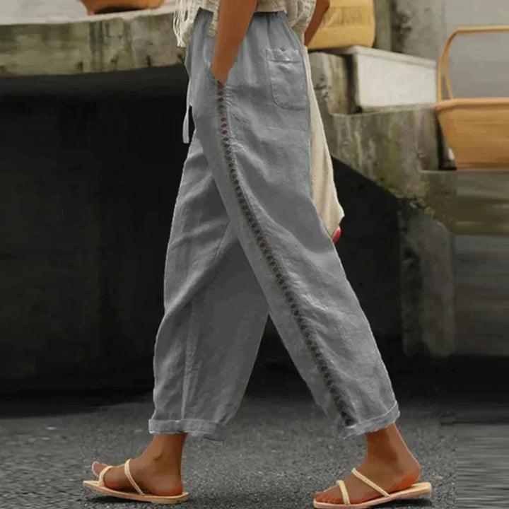 Audrey - Trendy boho summer pants for a cheerful look