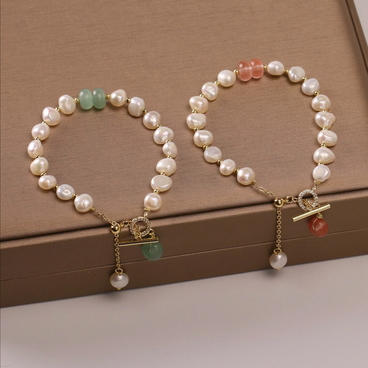 Bailey - Elegantes Süßwasserperlenarmband für Frauen