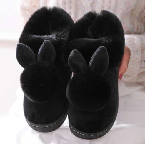 Mia - Chaussons lapin tendance pour femmes au look luxueux