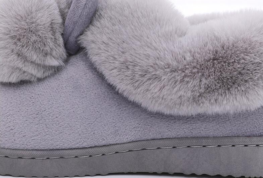 Mia - Chaussons lapin tendance pour femmes au look luxueux