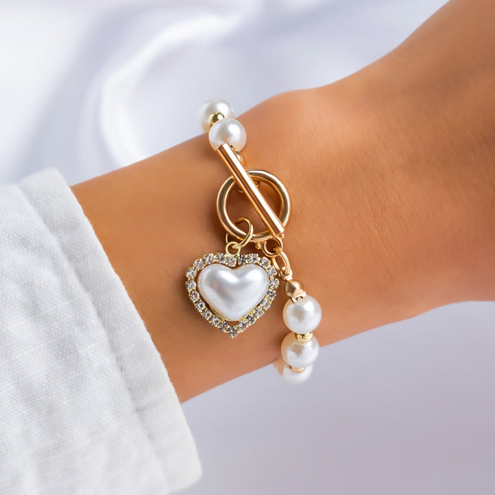 Bracelet élégant avec pendentif en perles d'eau douce pour femmes de Mitchell