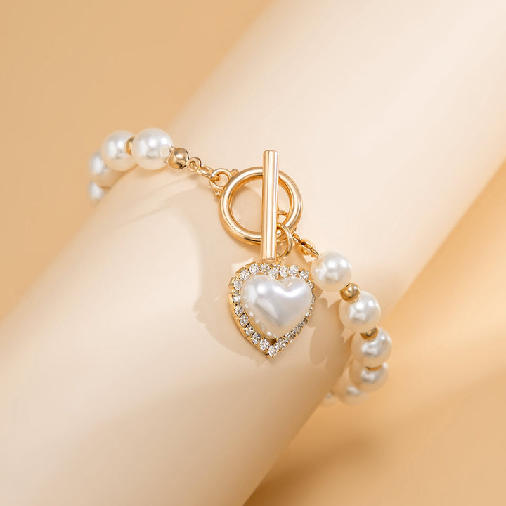 Bracelet élégant avec pendentif en perles d'eau douce pour femmes de Mitchell