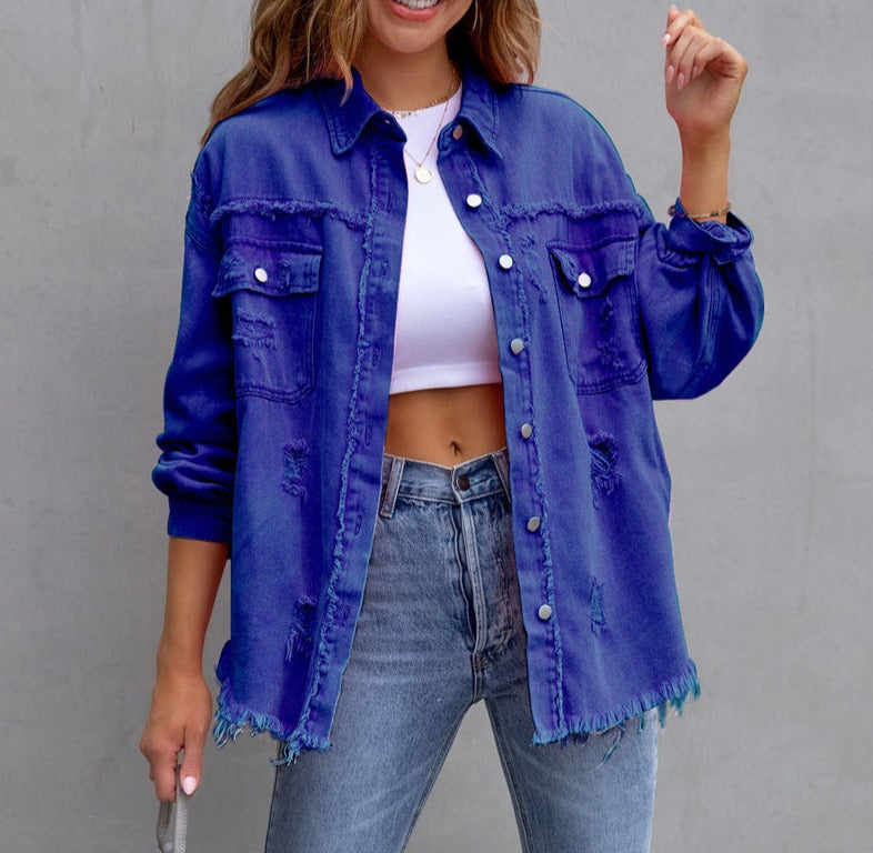 Marie™ - Elegante Jeansjacke