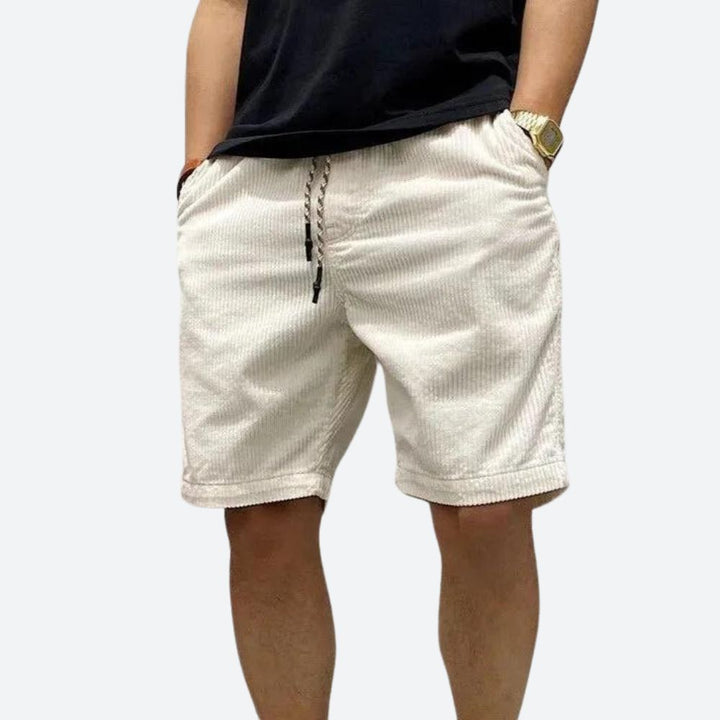 Fashionable Short Corduroy Pants - Sean