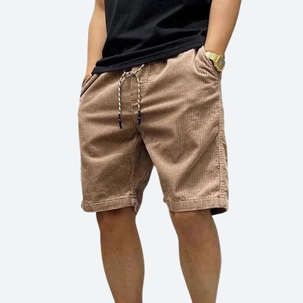 Fashionable Short Corduroy Pants - Sean