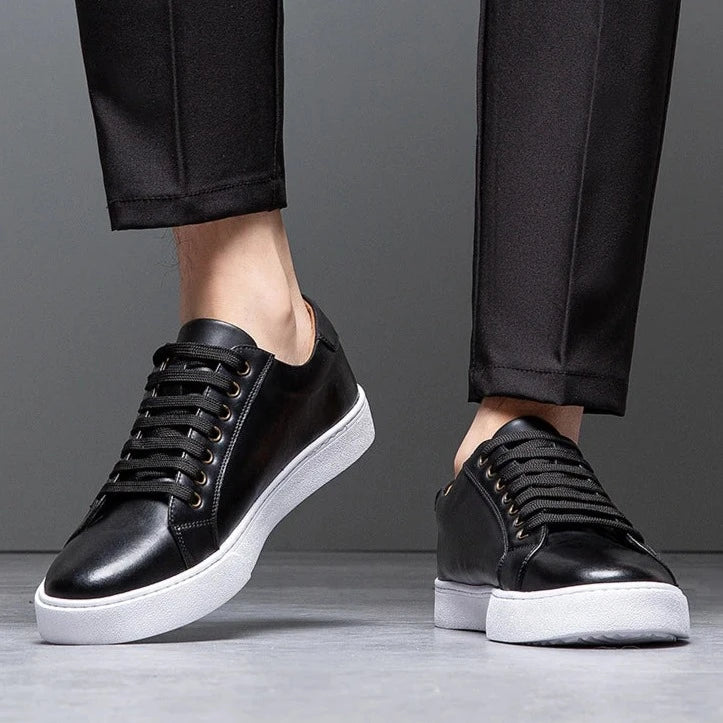 David™ - Herren Turnschuhe aus Leder
