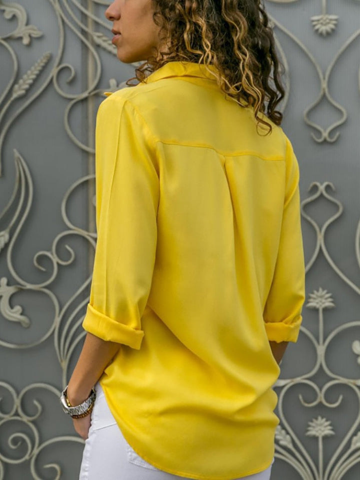 Quincy - Elegant Long-Sleeve Blouse for Women