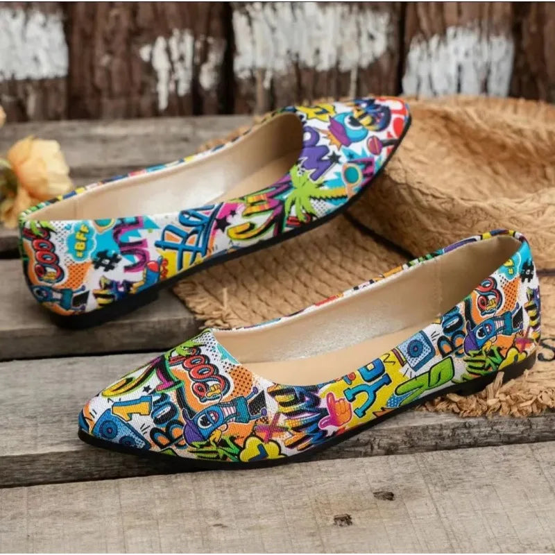 Jewel - Boutons de pied à la mode avec design graffiti unique pour femmes