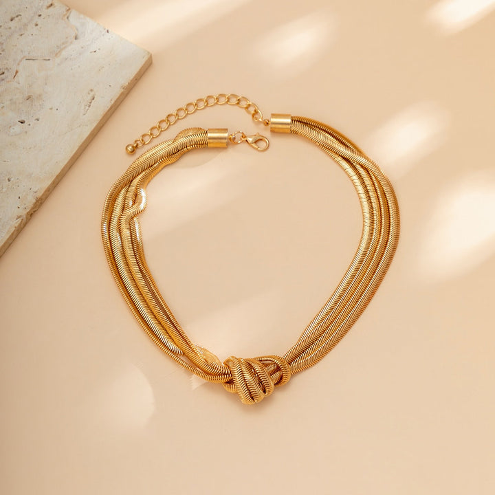 Eliana - Trendy and Elegant Button Necklace for Women