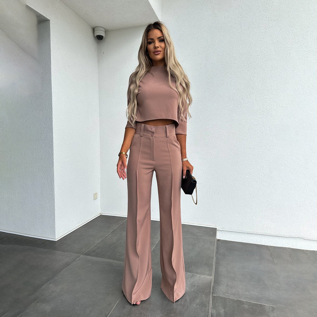 FIONA - Eleganter Zweiteiler im stilvollen Tweed-Design