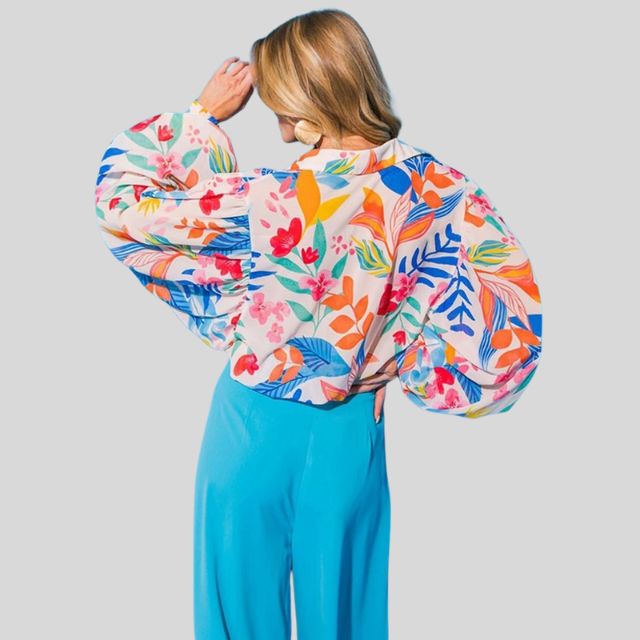 Aila - Elegant Blouse with Beautiful Floral Print for Women