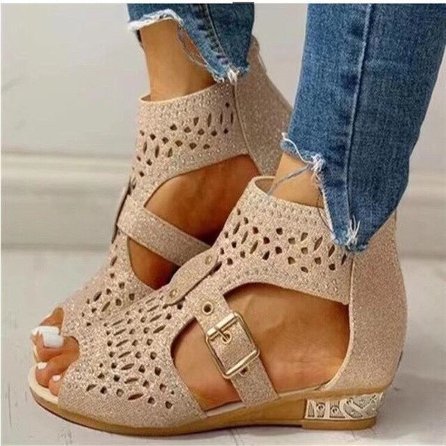 Eva - Sandales orthopédiques de luxe avec talon bas confortable pour femmes