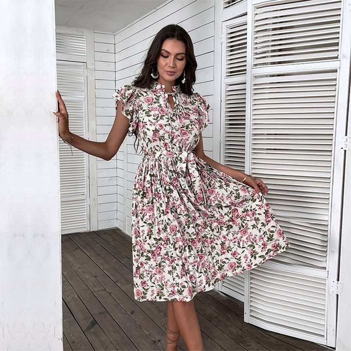 CAPUCINE - Robe fleurie élégante pour un look enchanteur