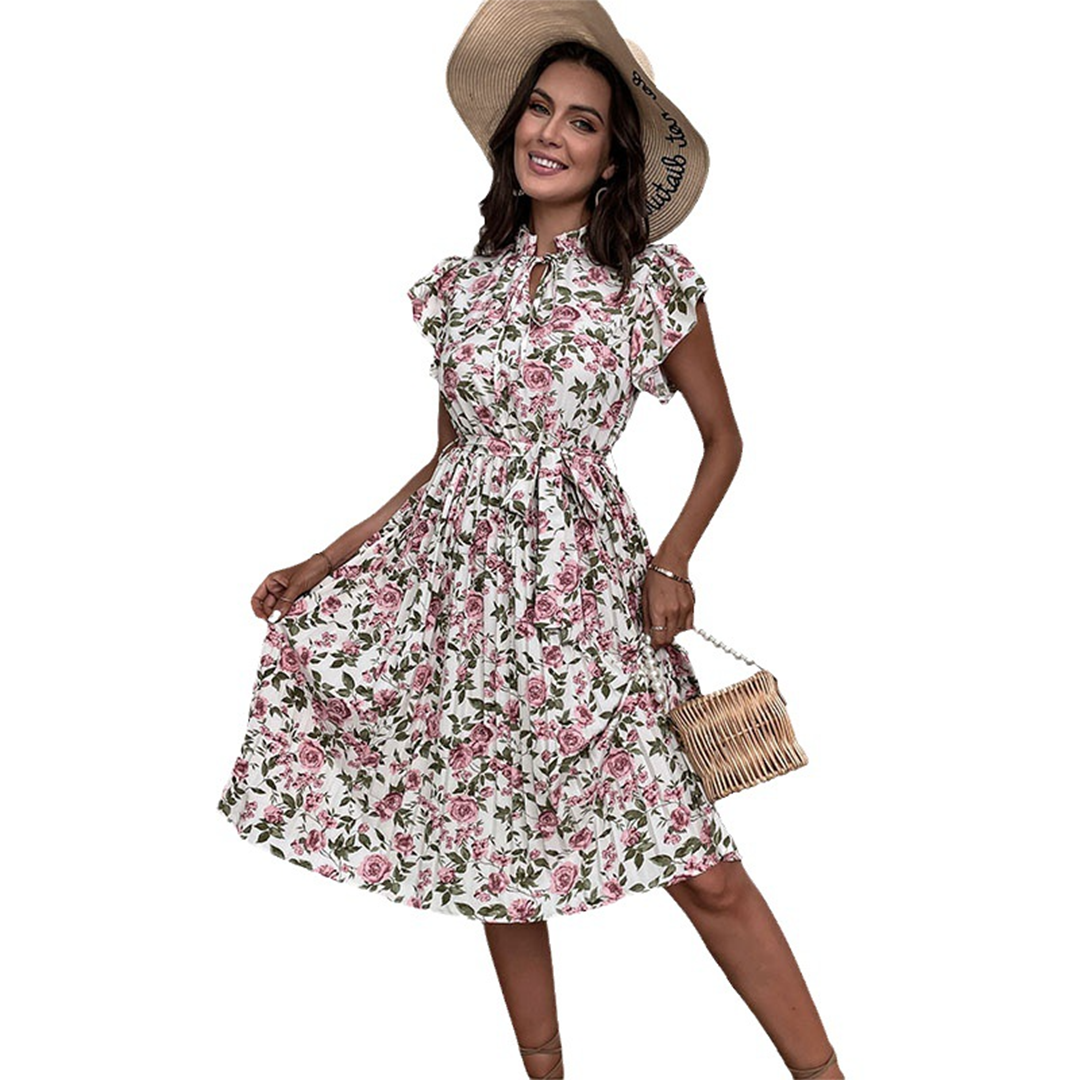 CAPUCINE - Robe fleurie élégante pour un look enchanteur