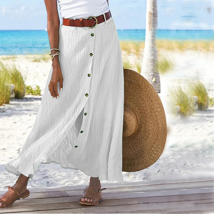 LEXIE - Eleganter Maxirock mit Knopfleiste