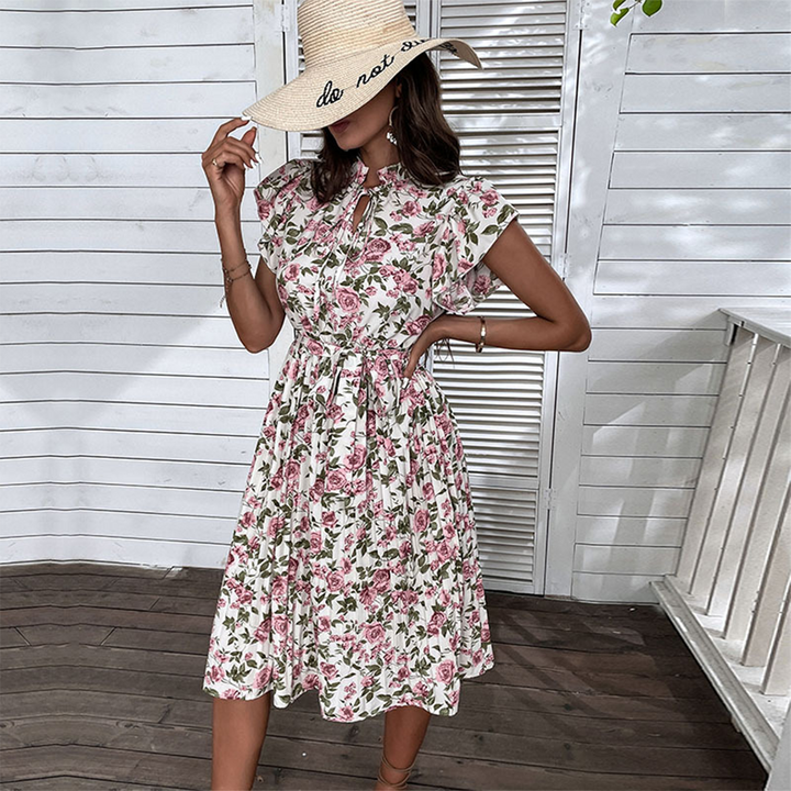 CAPUCINE - Robe fleurie élégante pour un look enchanteur