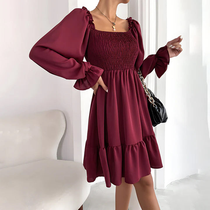 ARIA - Elegant dress with refined ruffles