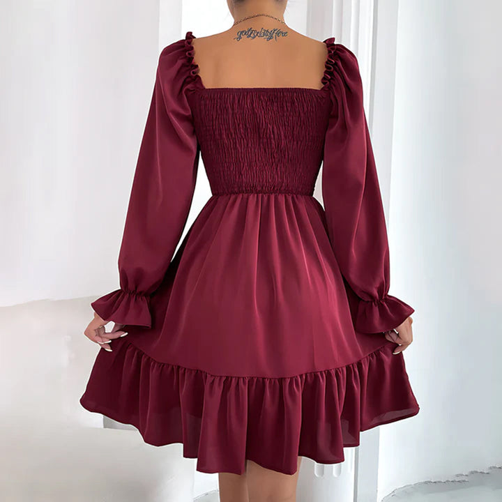 ARIA - Elegant dress with refined ruffles