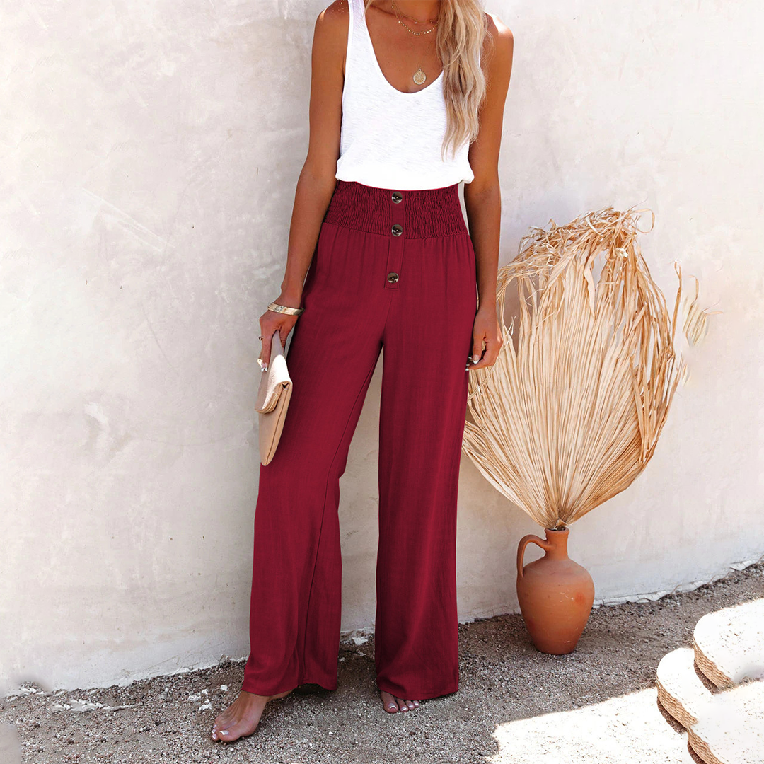 HILLA - Trendy High Waist Comfortable Loose Pants