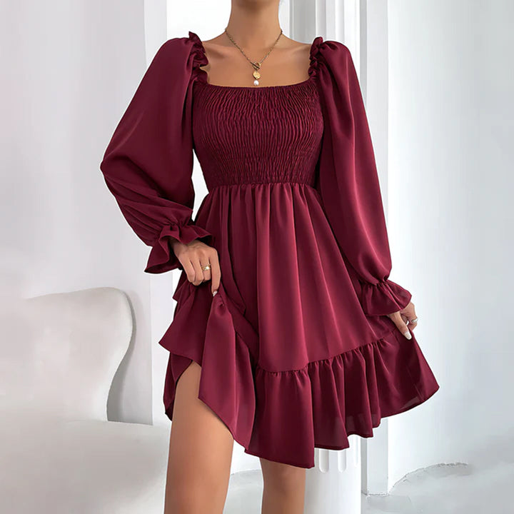 ARIA - Elegant dress with refined ruffles