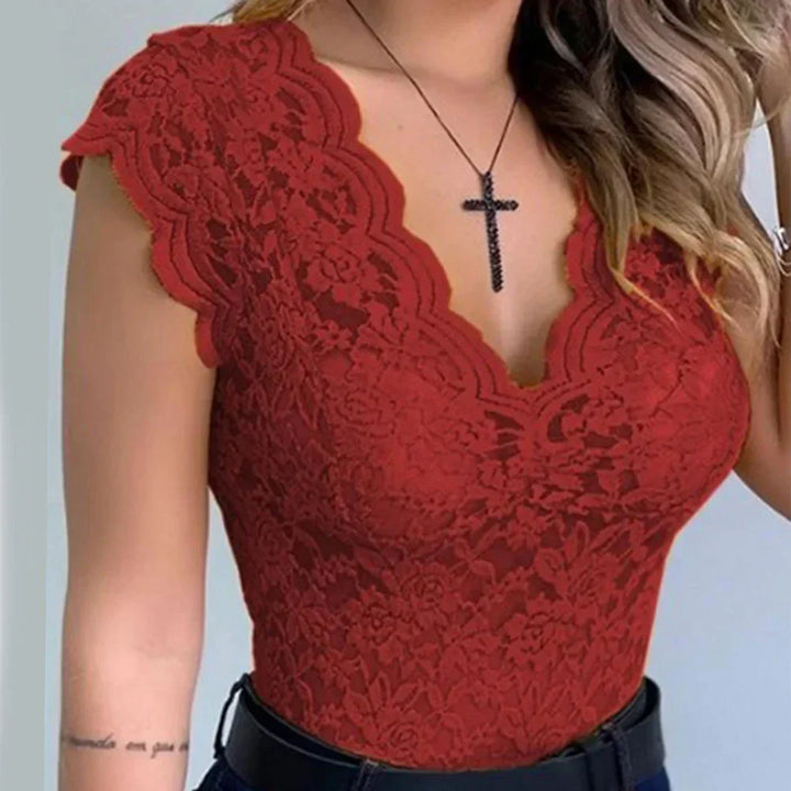 Esme - Stylische ärmellose Bluse mit schlanker Figur für Frauen