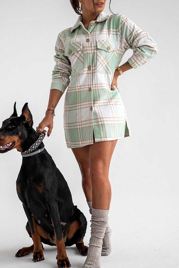 Marga - Stylish and Comfortable Plaid Blouse for Women