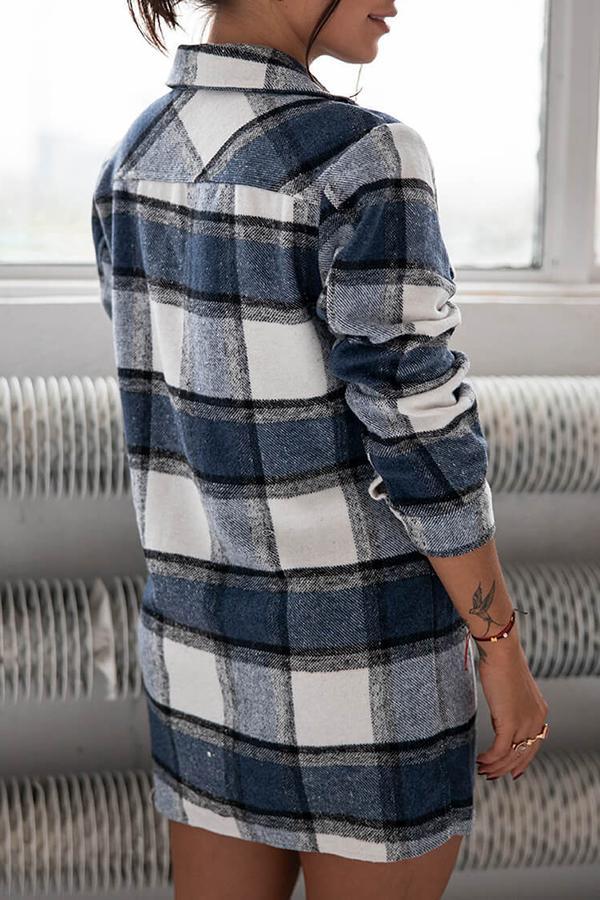 Marga - Stylish and Comfortable Plaid Blouse for Women