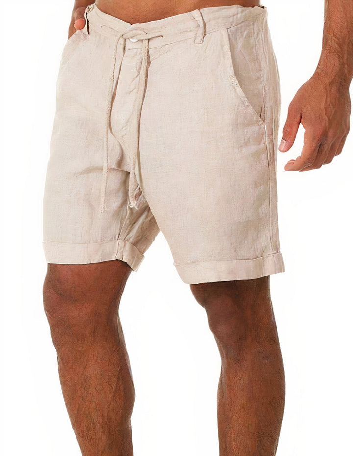 Refreshing Summer Linen Shorts - Timon