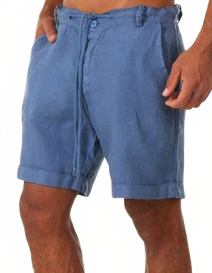 Refreshing Summer Linen Shorts - Timon