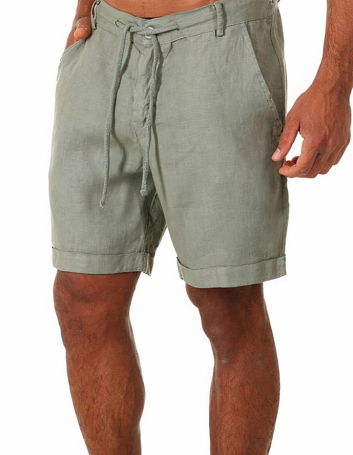 Refreshing Summer Linen Shorts - Timon
