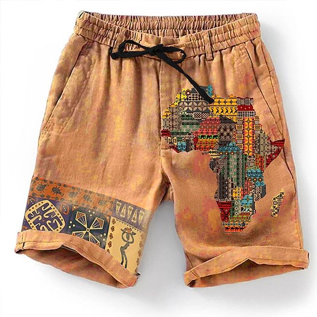 Atmungsaktive Strandshorts mit trendigem Grafikdesign - Olf