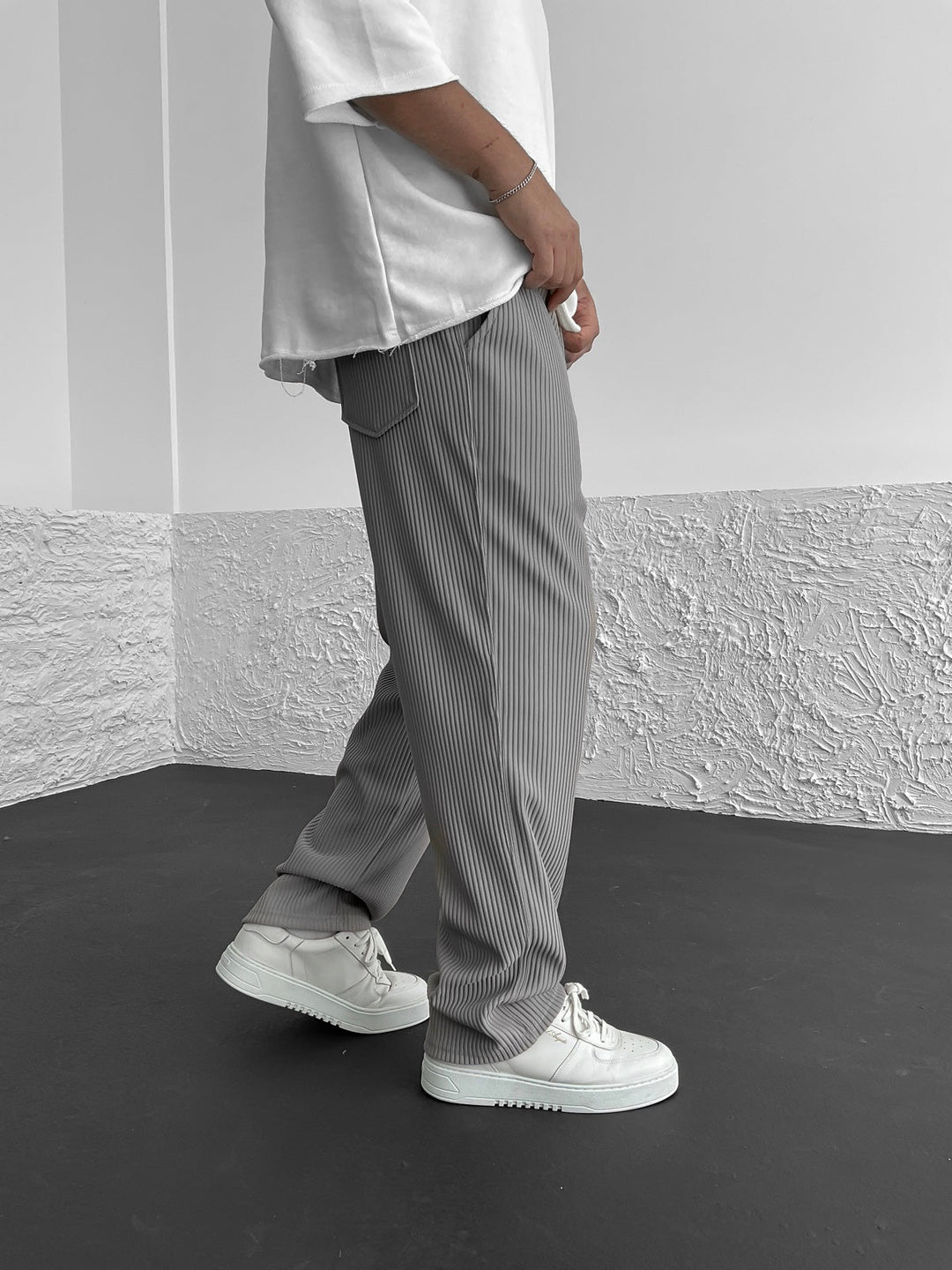 François™ - Pants made of Ribbed Spandex Comfort