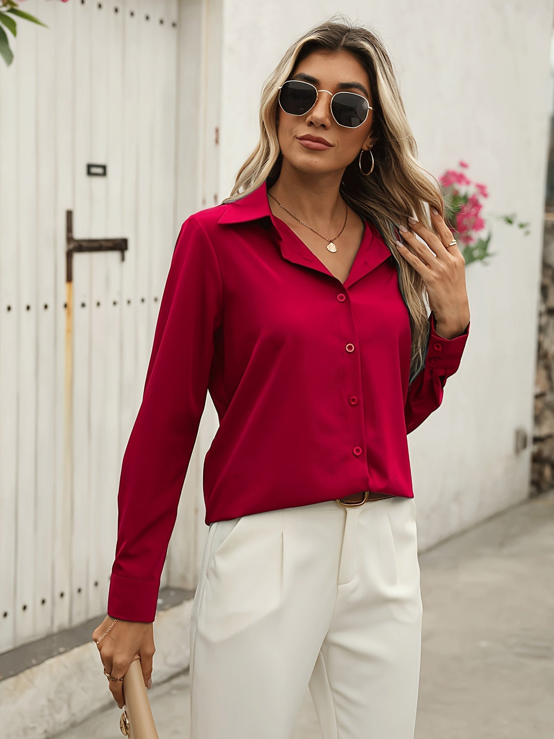 Faye - Stylish and Comfortable Summer Blouse for Women