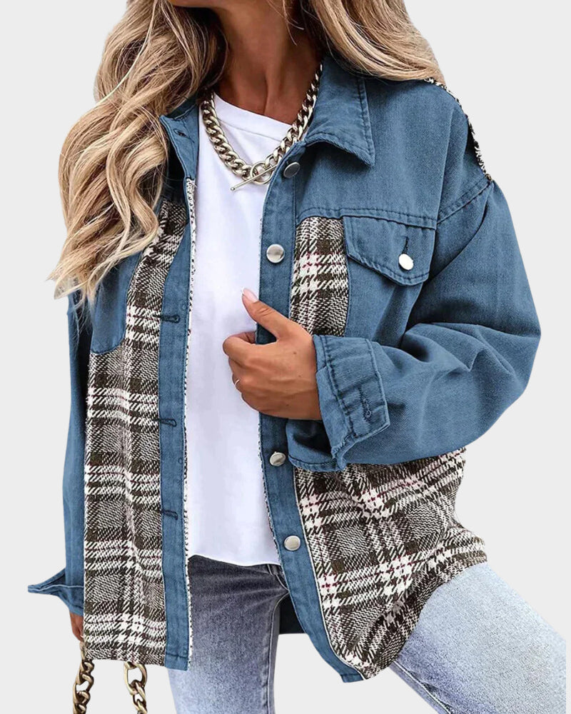 Lina - Veste en denim stylée pour l'automne pour femmes