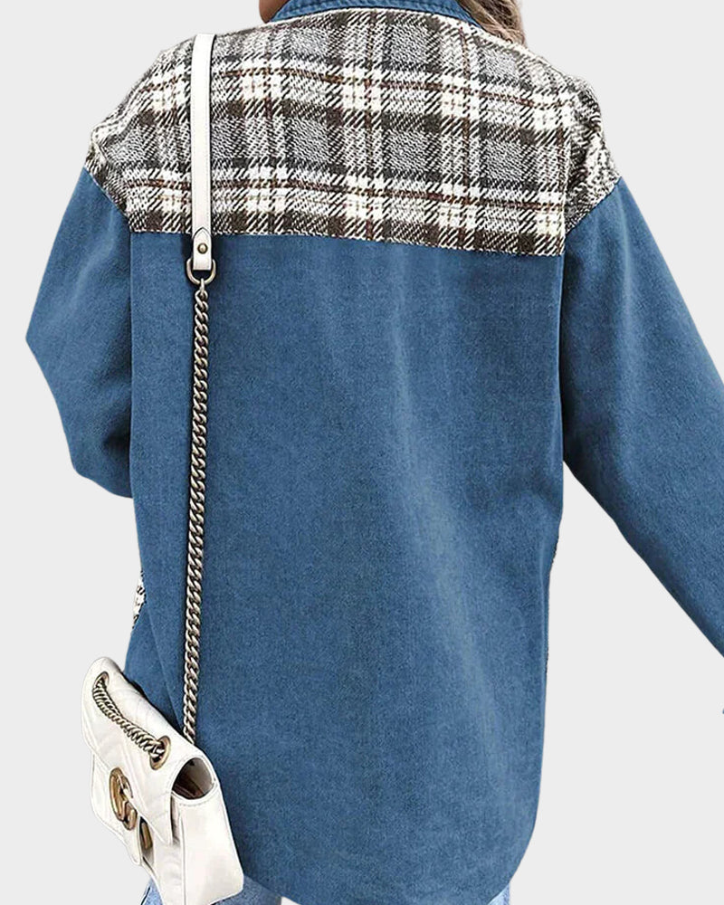 Lina - Veste en denim stylée pour l'automne pour femmes