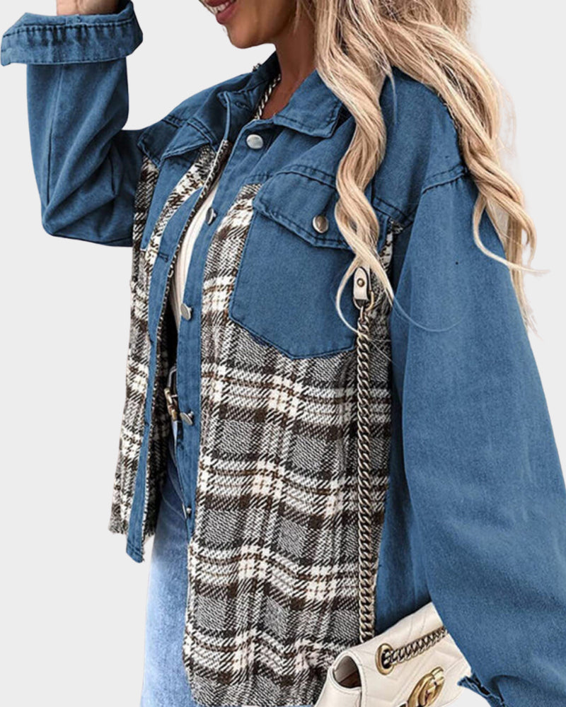 Lina - Veste en denim stylée pour l'automne pour femmes