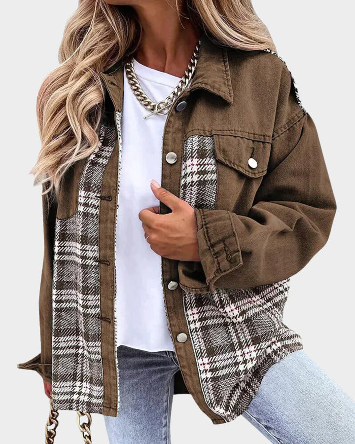 Lina - Veste en denim stylée pour l'automne pour femmes